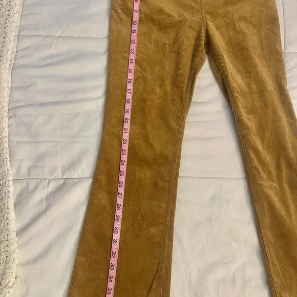 Love Tree Brown Corduroy Flare Pants Size M - Picture 7 of 10
